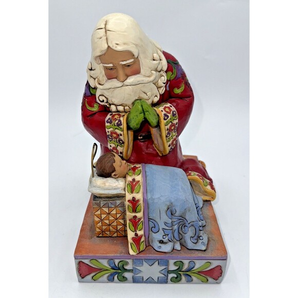 Jim Shore, "The Real Meaning of Christmas"  Santa Baby Jesus Holiday Decor 7.5” - Picture 1 of 16